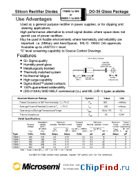 Datasheet 1N645-1 manufacturer Microsemi